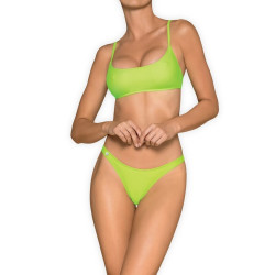 Bikini vert de plage de Mexico