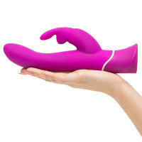 Joyeux lapin Vibrator Lilac courbé