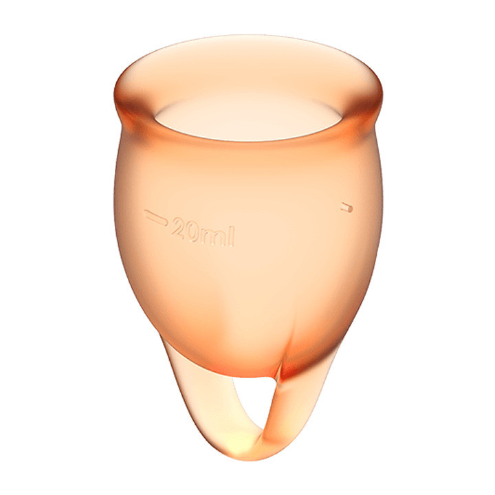 Feel Confident Copa Menstrual Naranja