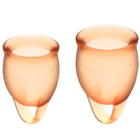 Satisfyer Feel Confident Coupe Menstruelle Orange