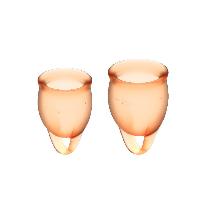 Feel Confident Copa Menstrual Naranja