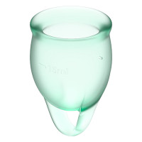 Satisfyer Feel Confident Coupe Menstruelle Verte