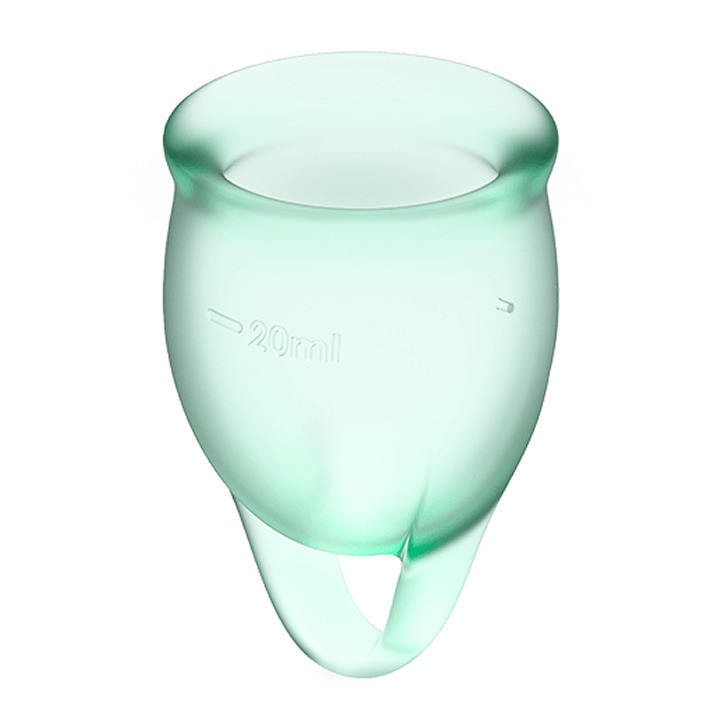Feel Confident Copa Menstrual Verde