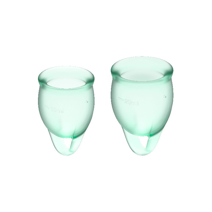 Feel Confident Copa Menstrual Verde