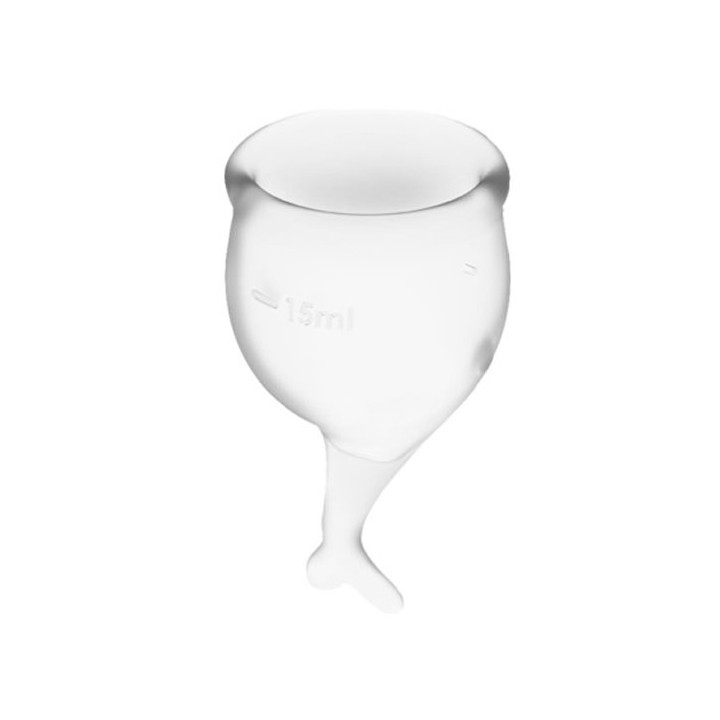 Feel Secure Copa Menstrual Transparente