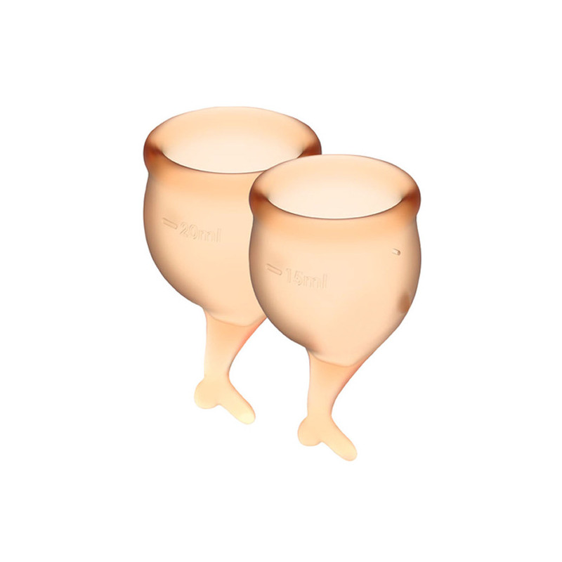 Feel Secure Copa Menstrual Naranja