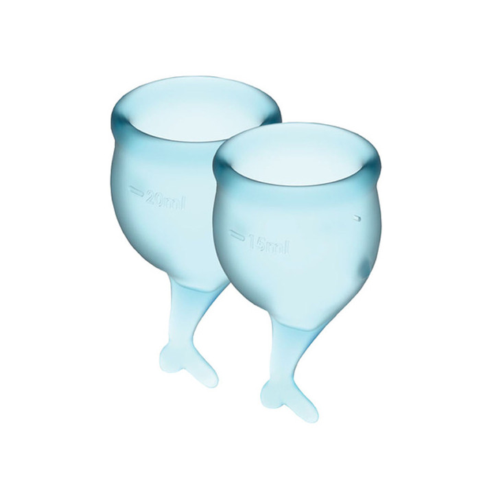 Satisfyer Feel Secure Copa Menstrual Azul