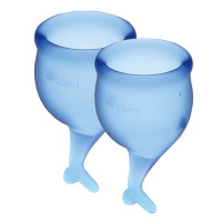 Satisfyer Feel Secure Coupe Menstruelle Bleu Foncé