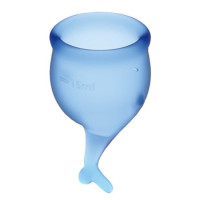 Satisfyer Feel Secure Coupe Menstruelle Bleu Foncé