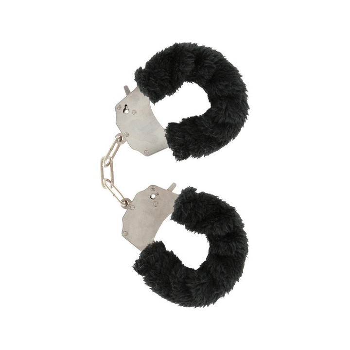 Menottes Noires en Fourrure