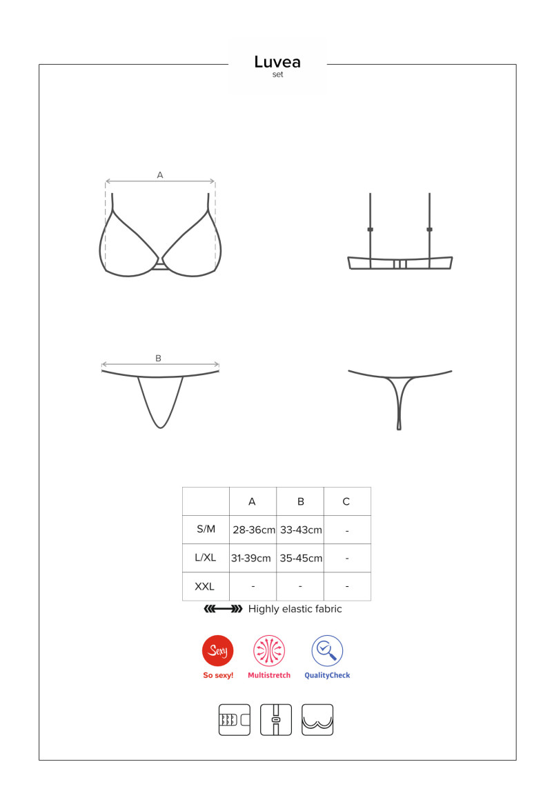 Luvae Set Dos Piezas Negro