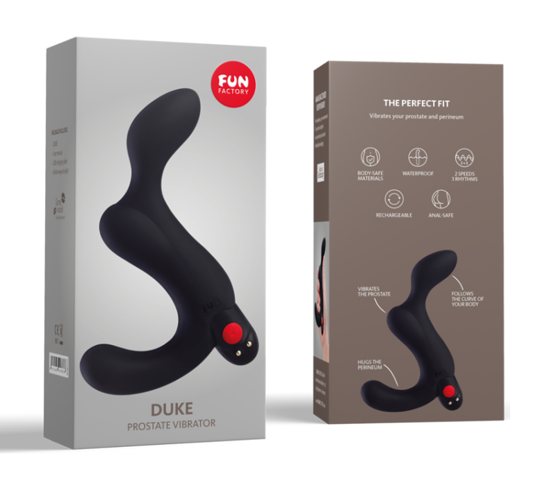 Duke Vibromasseur Prostatique Noir