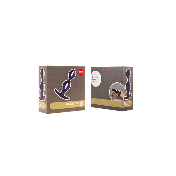 B Balls Duo Boules Anales Violet