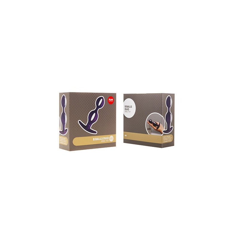 B Balls Duo Boules Anales Violet
