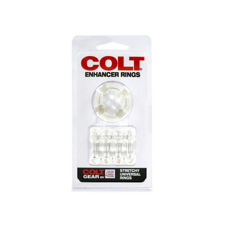 Colt Enhancer Anneaux de Pénis Transparents