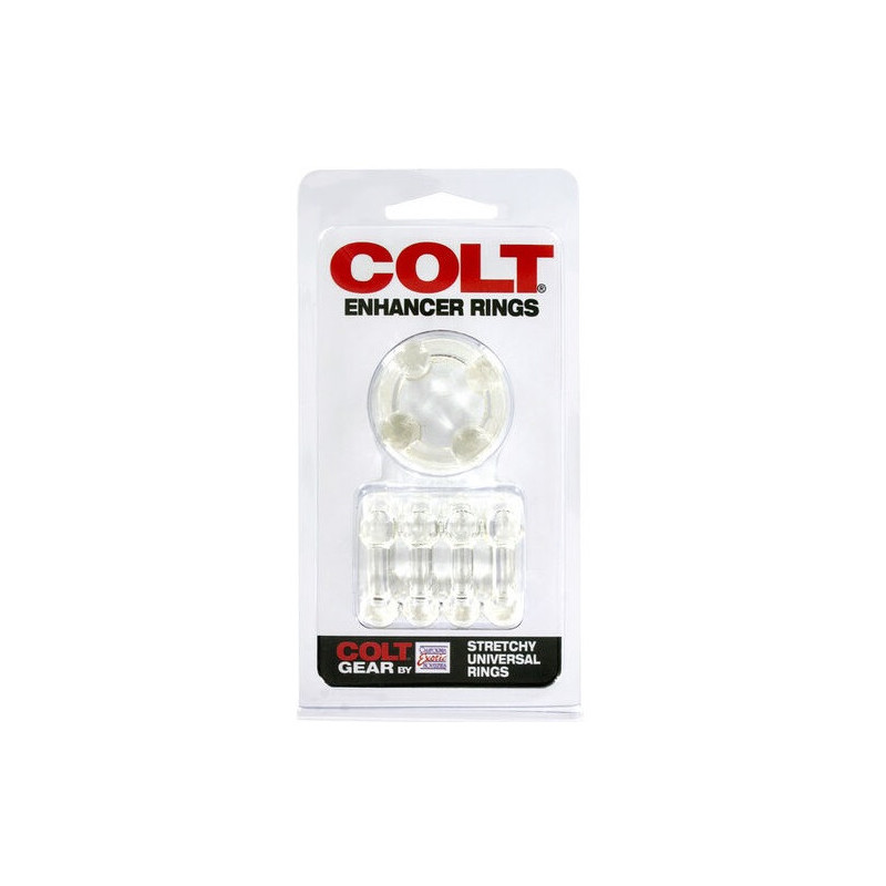 Colt Enhancer Anneaux de Pénis Transparents