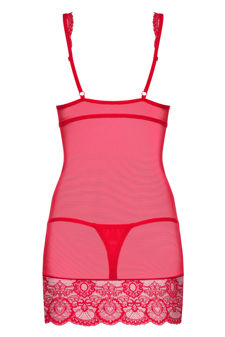 Chemise 853-Che-3 Rouge