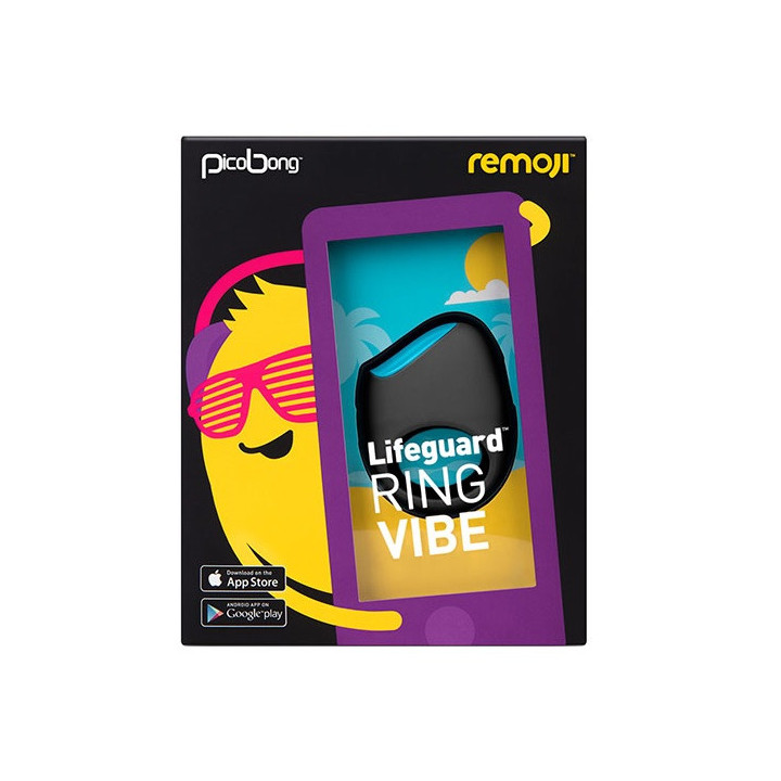 Lifeguard Anillo Vibrador Negro con App