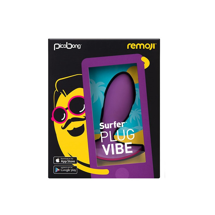 Vibrateur violet de prise de surfer