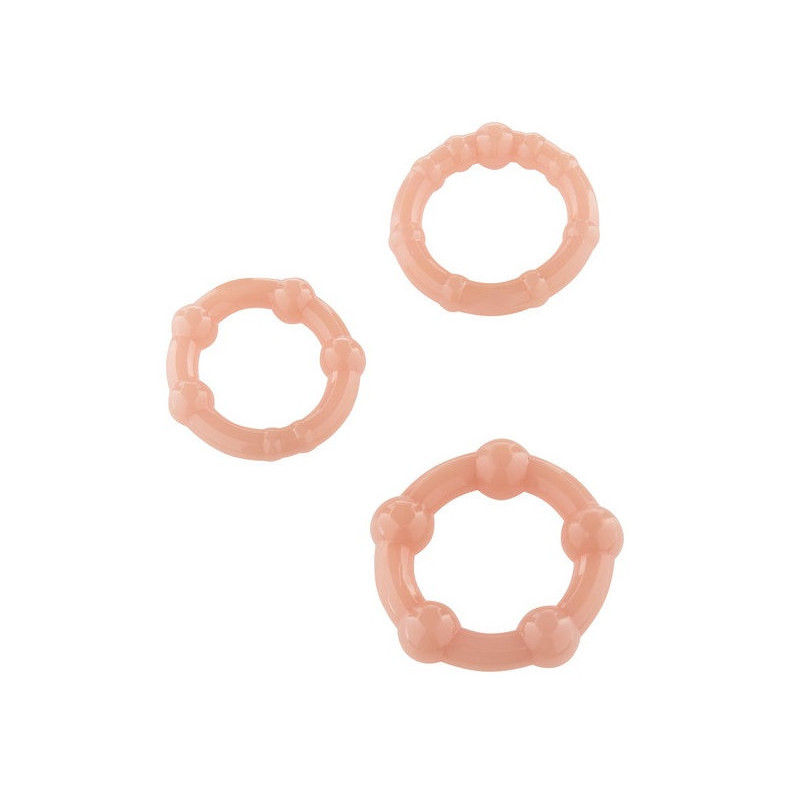 Set Trois Anneaux Pénis Roses