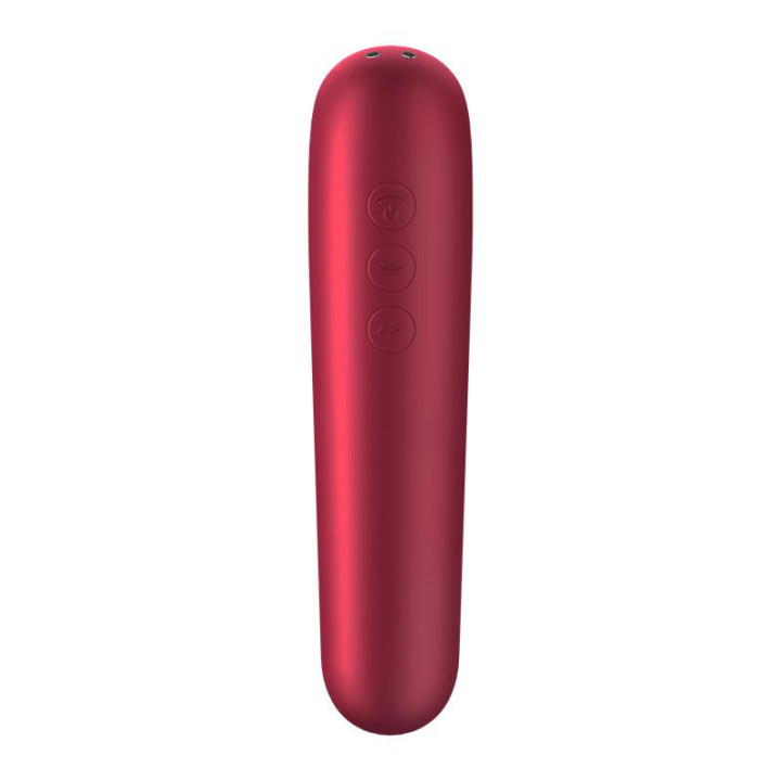 Satisfyer Dual Love Vibromasseur et Stimulateur Rouge