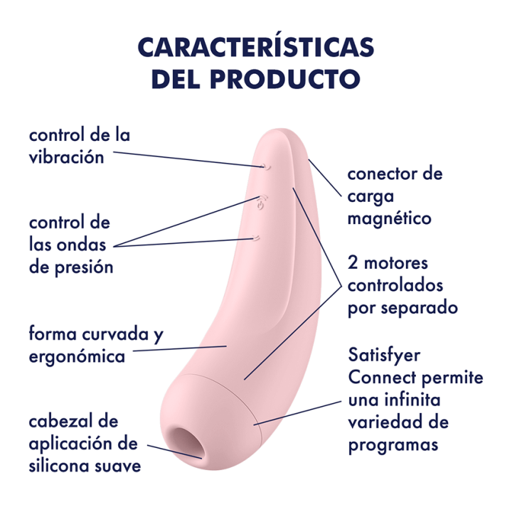 Satisfier Curvy 2+ Rose