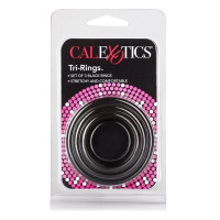 Tri Rings Set Anneaux Noirs