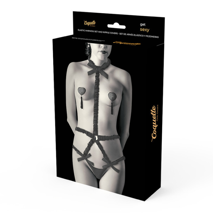 Ensemble de Lingerie avec Cache-tétons Deluxe