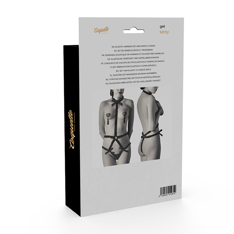Ensemble de Lingerie avec Cache-tétons Deluxe