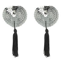 Chic Desire Cache-Tétons Paillettes Argentées