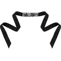 Masque en Dentelle Florale Noire