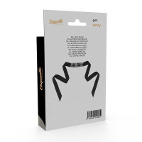 Masque en Dentelle Florale Noire