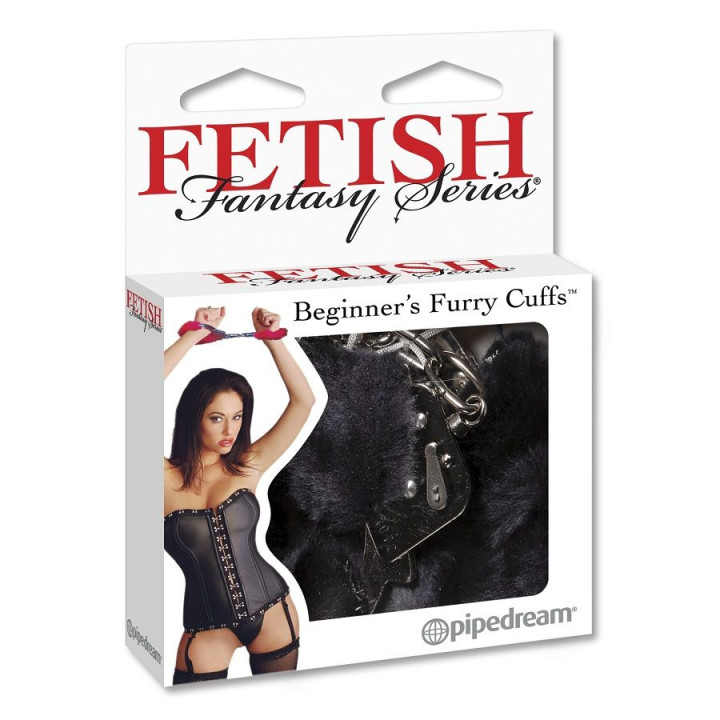 Fetish Fantasy Menottes Furry Noir