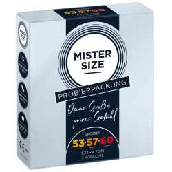Pack Mister Size 53-57-60 mm 3 Uts