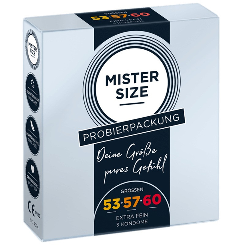 Pack Mister Size 53-57-60 mm 3 Uts
