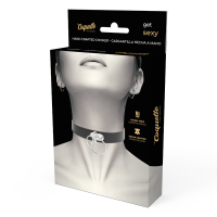 Choker Cuir Vegan Double Anneau