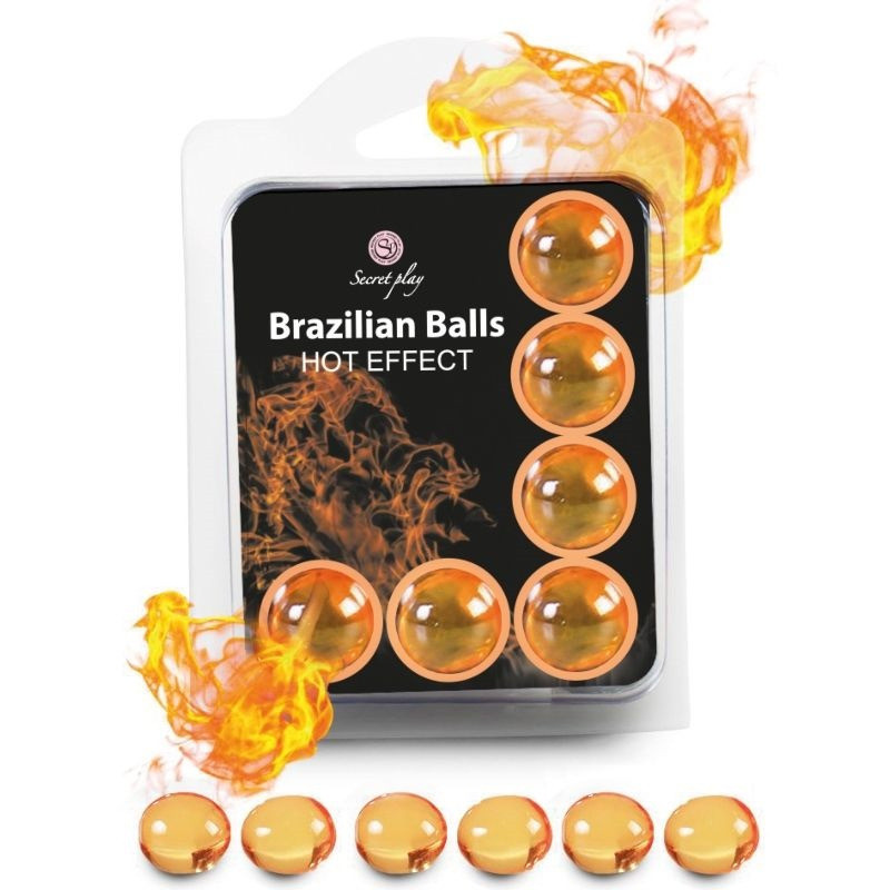 Set 6 Brazilian Balls Effet Chaleur