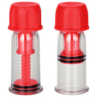 Ventouses de Succion pour Tétons Rouge