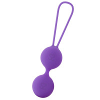 Silicone de boule Amoressa Osian trois Premium violet