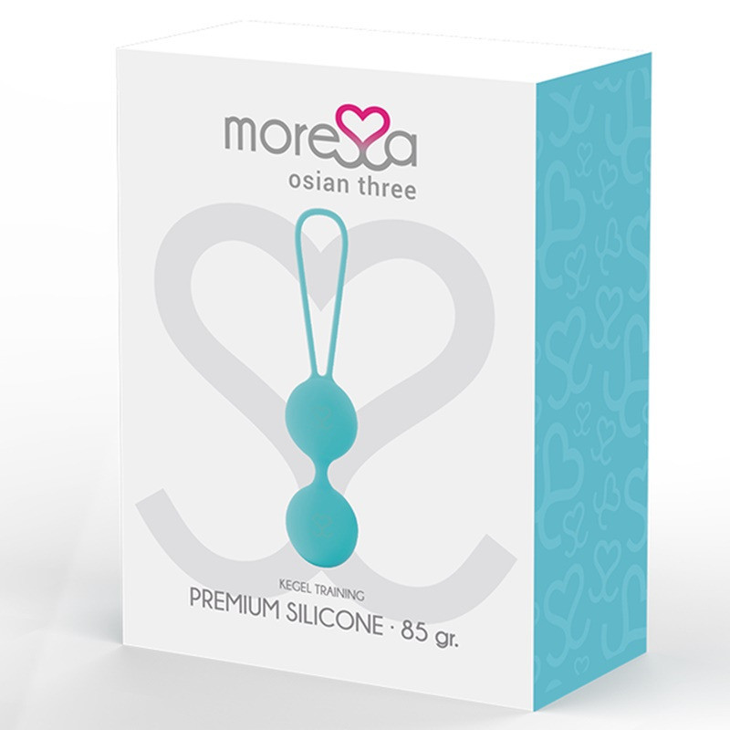 Turquoise de silicone Amoressa Osian trois Premium