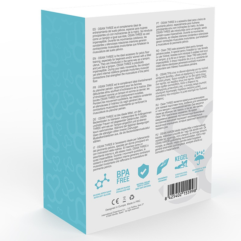 Turquoise de silicone Amoressa Osian trois Premium