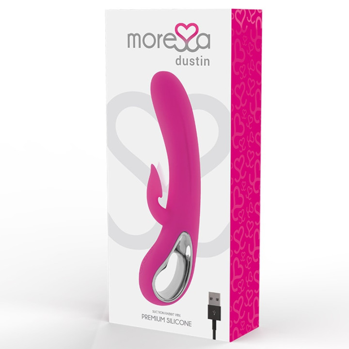 Silicone rechargeable de vibrateur Dustin Bunny Premiul