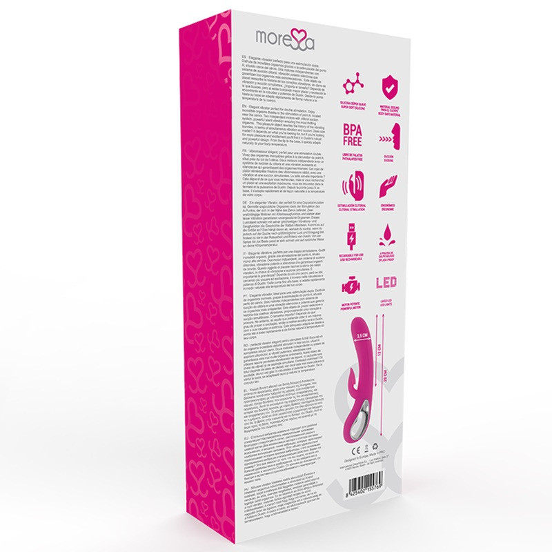 Silicone rechargeable de vibrateur Dustin Bunny Premiul