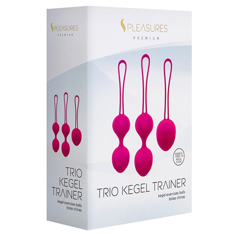 Trio Kegel Trainer Cerise