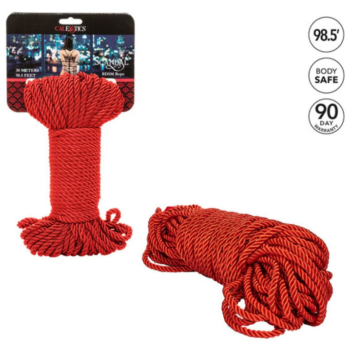 Corde BDSM Rouge 30 m