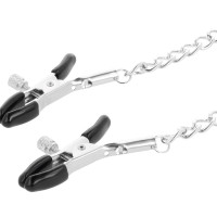 Collier avec Pinces à Tétons Noir