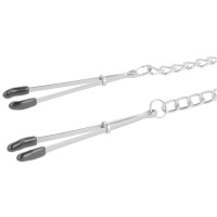 Pince à Tétons Réglables Argent