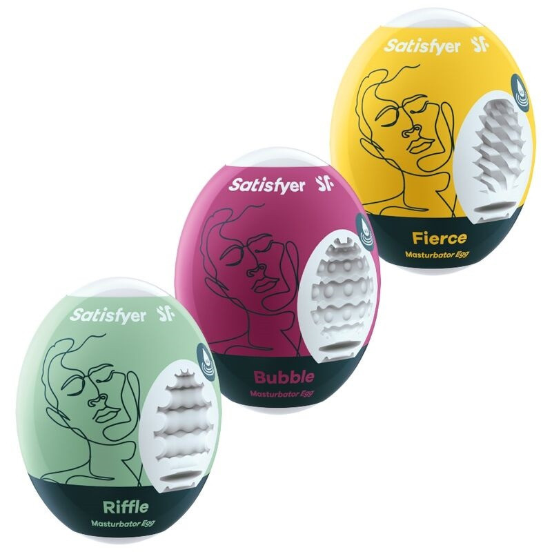 Oeufs Masturbateurs 3 Uts : riffle, bubble, fierce