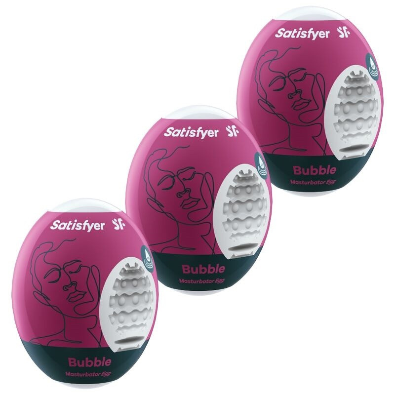 Set 3 Oeufs Masturbateurs Bubble