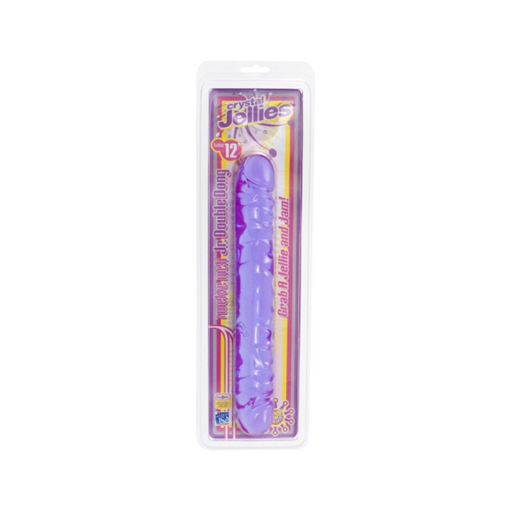 Pénis Double 30 cm Jelly Violet